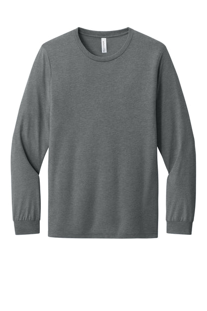 Custom Embroidered Bella + Canvas T-Shirts  in Grey Triblend