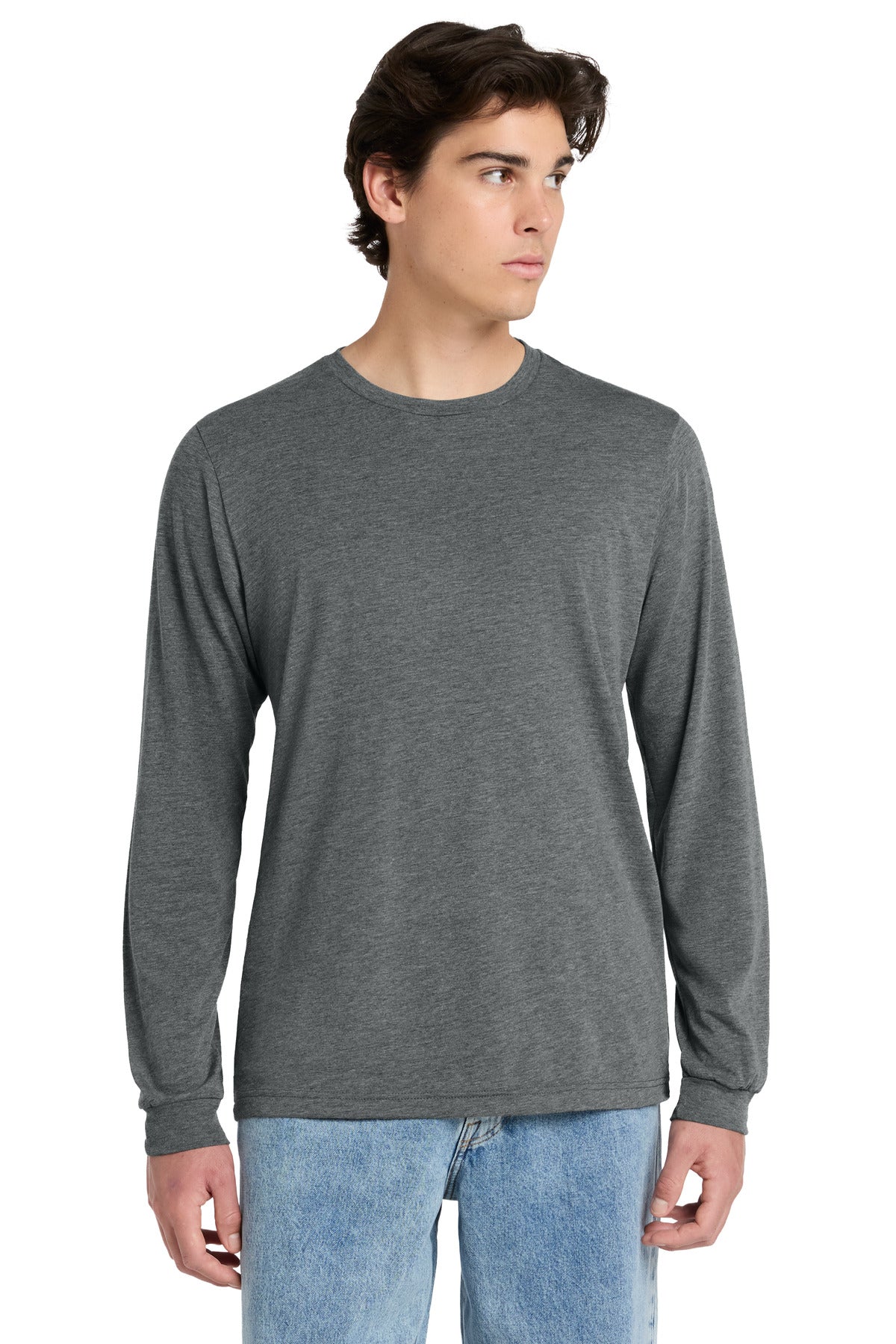 Custom Embroidered Bella + Canvas T-Shirts  in Grey Triblend