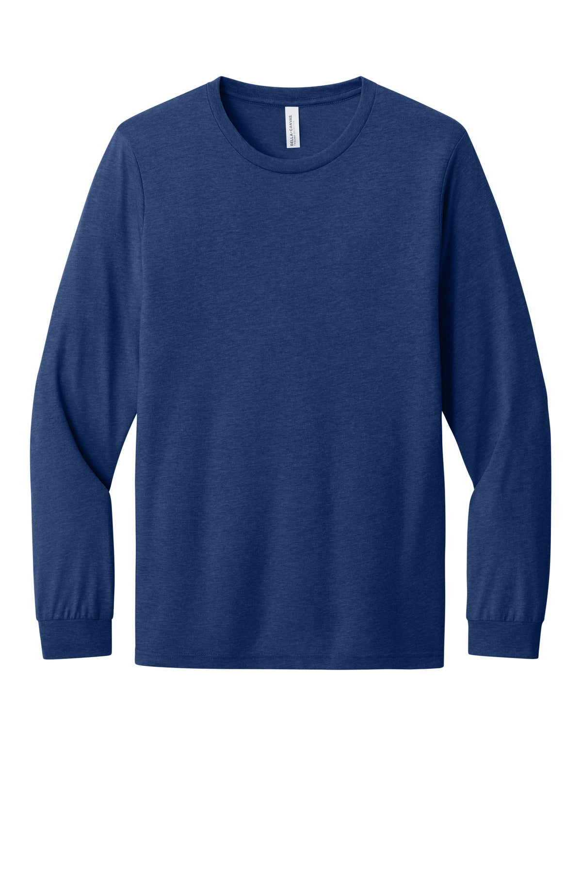 Custom Embroidered Bella + Canvas T-Shirts  in Navy Triblend