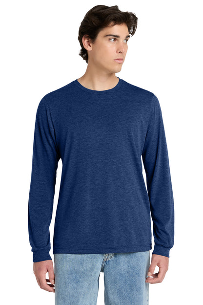 Custom Embroidered Bella + Canvas T-Shirts  in Navy Triblend