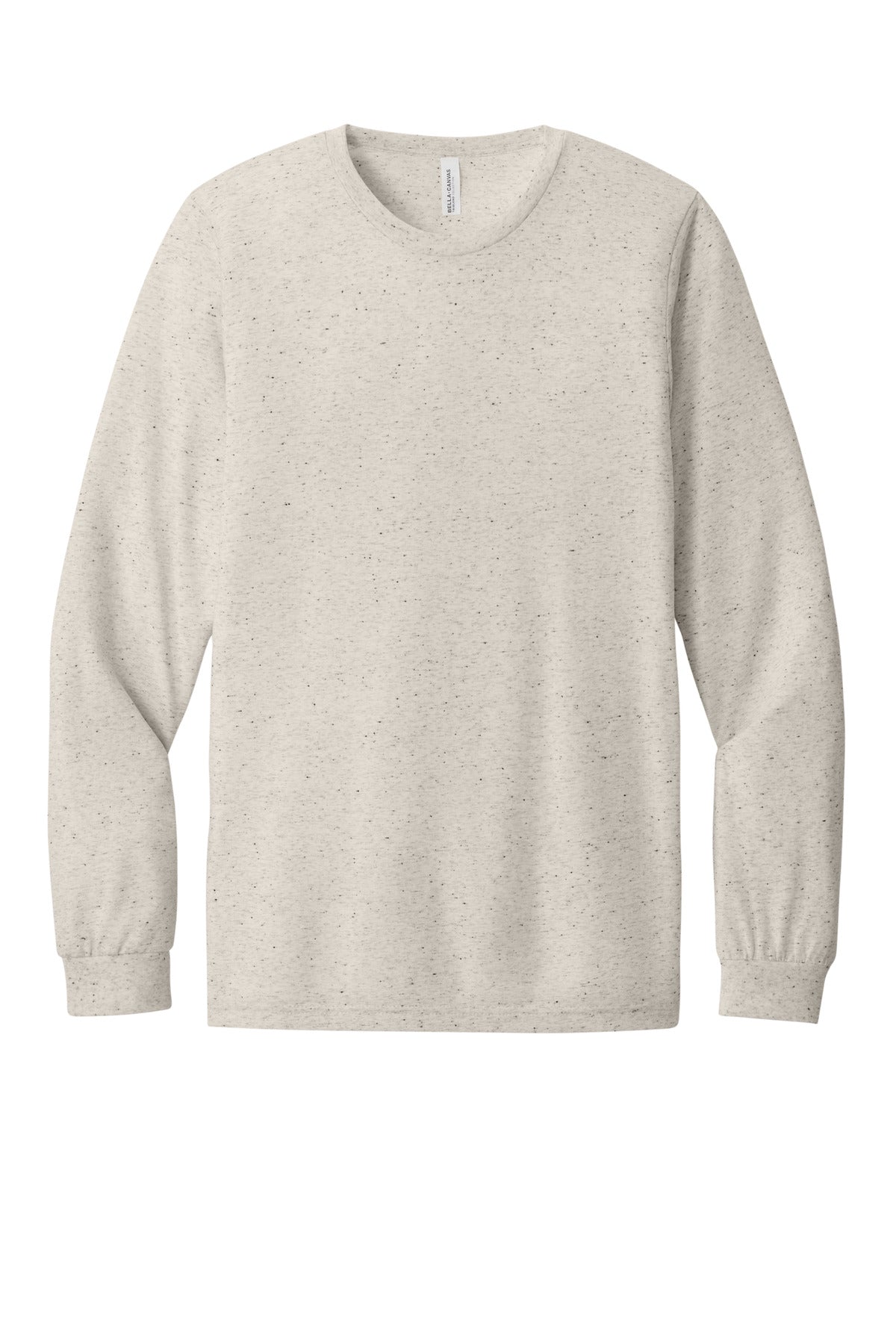Custom Embroidered Bella + Canvas T-Shirts  in Oatmeal Triblend