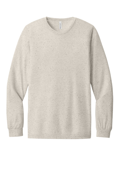 Custom Embroidered Bella + Canvas T-Shirts  in Oatmeal Triblend