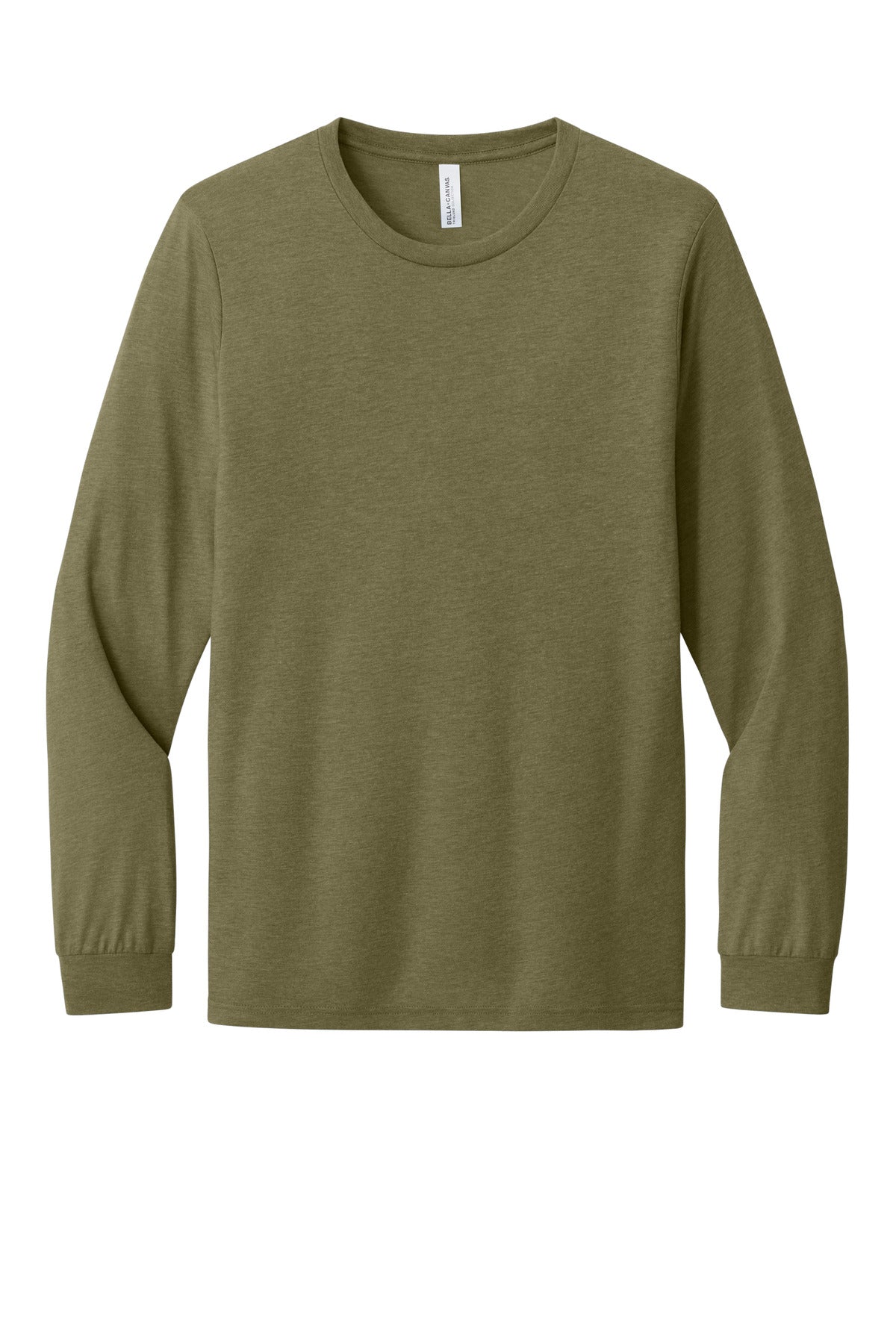 Custom Embroidered Bella + Canvas T-Shirts  in Olive Triblend