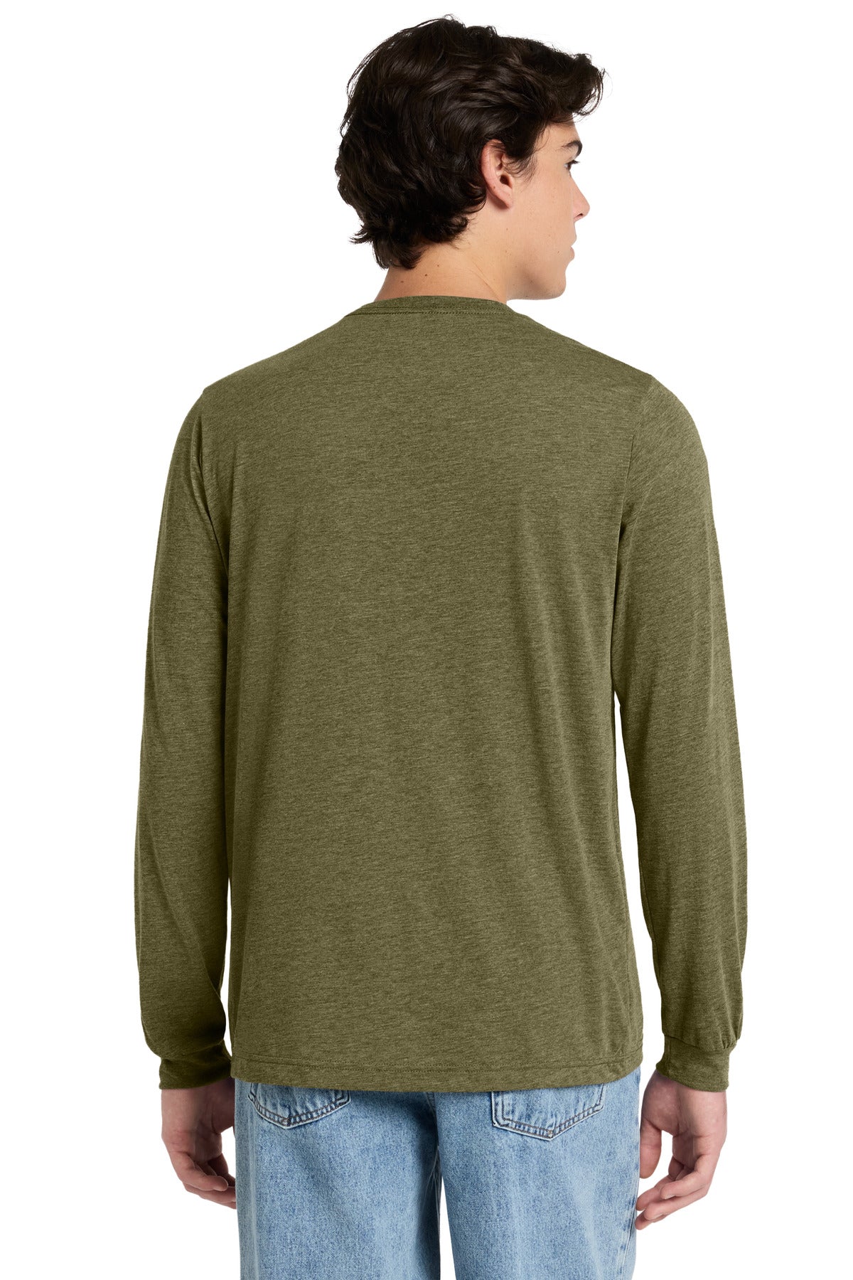 Custom Embroidered Bella + Canvas T-Shirts  in Olive Triblend