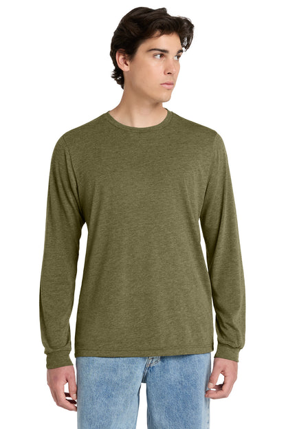 Custom Embroidered Bella + Canvas T-Shirts  in Olive Triblend
