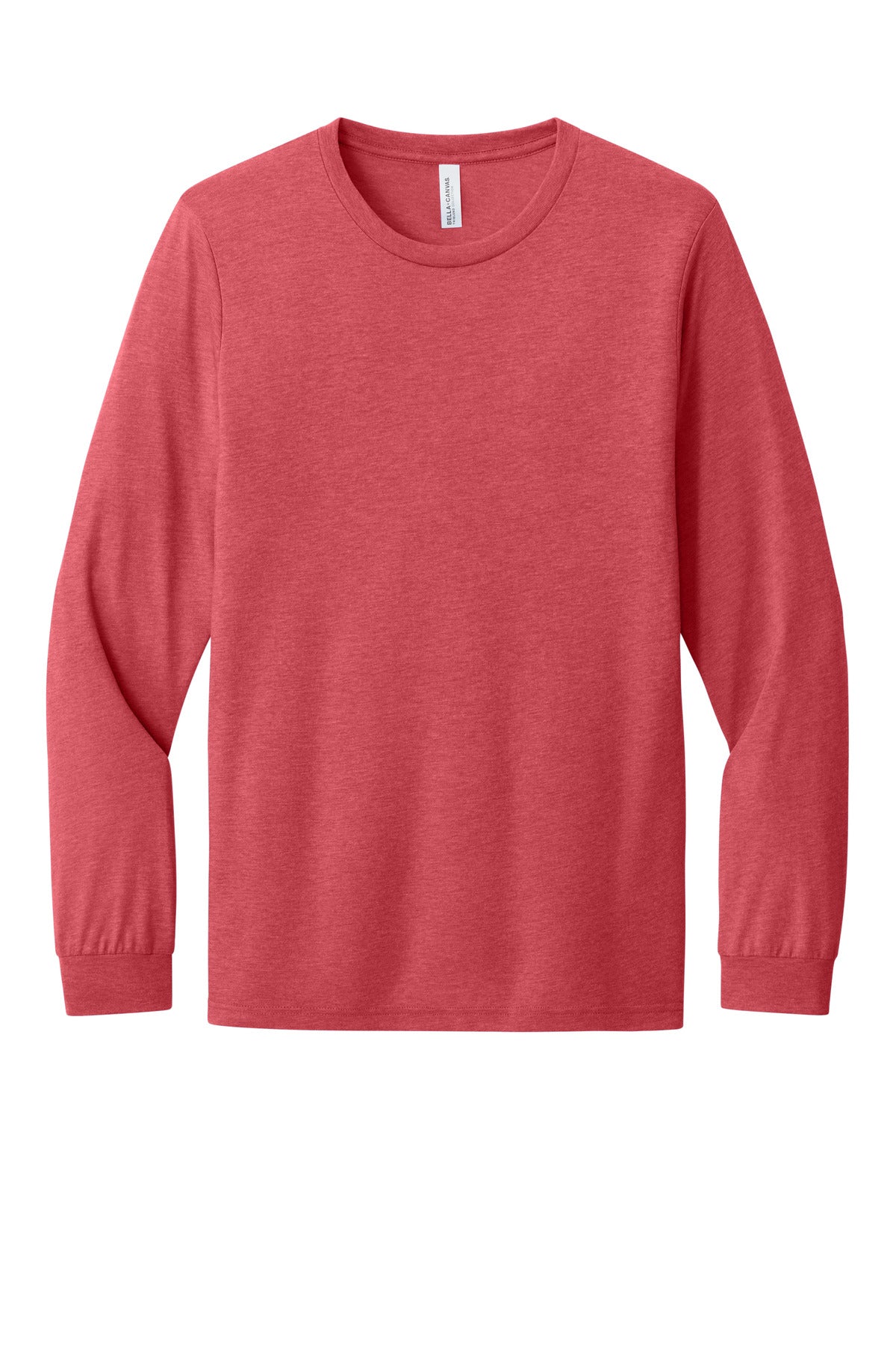 Custom Embroidered Bella + Canvas T-Shirts  in Red Triblend
