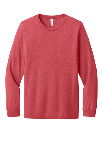 Custom Embroidered Bella + Canvas T-Shirts  in Red Triblend