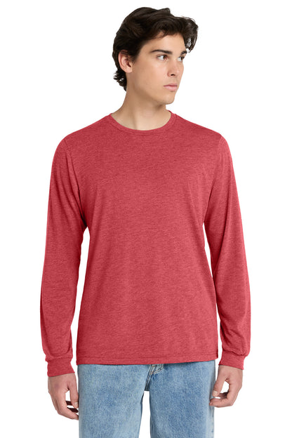Custom Embroidered Bella + Canvas T-Shirts  in Red Triblend