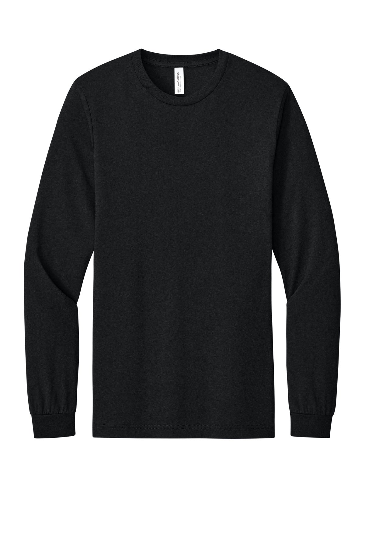 Custom Embroidered Bella + Canvas T-Shirts  in Solid Black Triblend