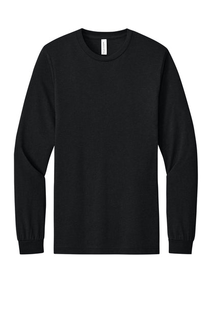 Custom Embroidered Bella + Canvas T-Shirts  in Solid Black Triblend