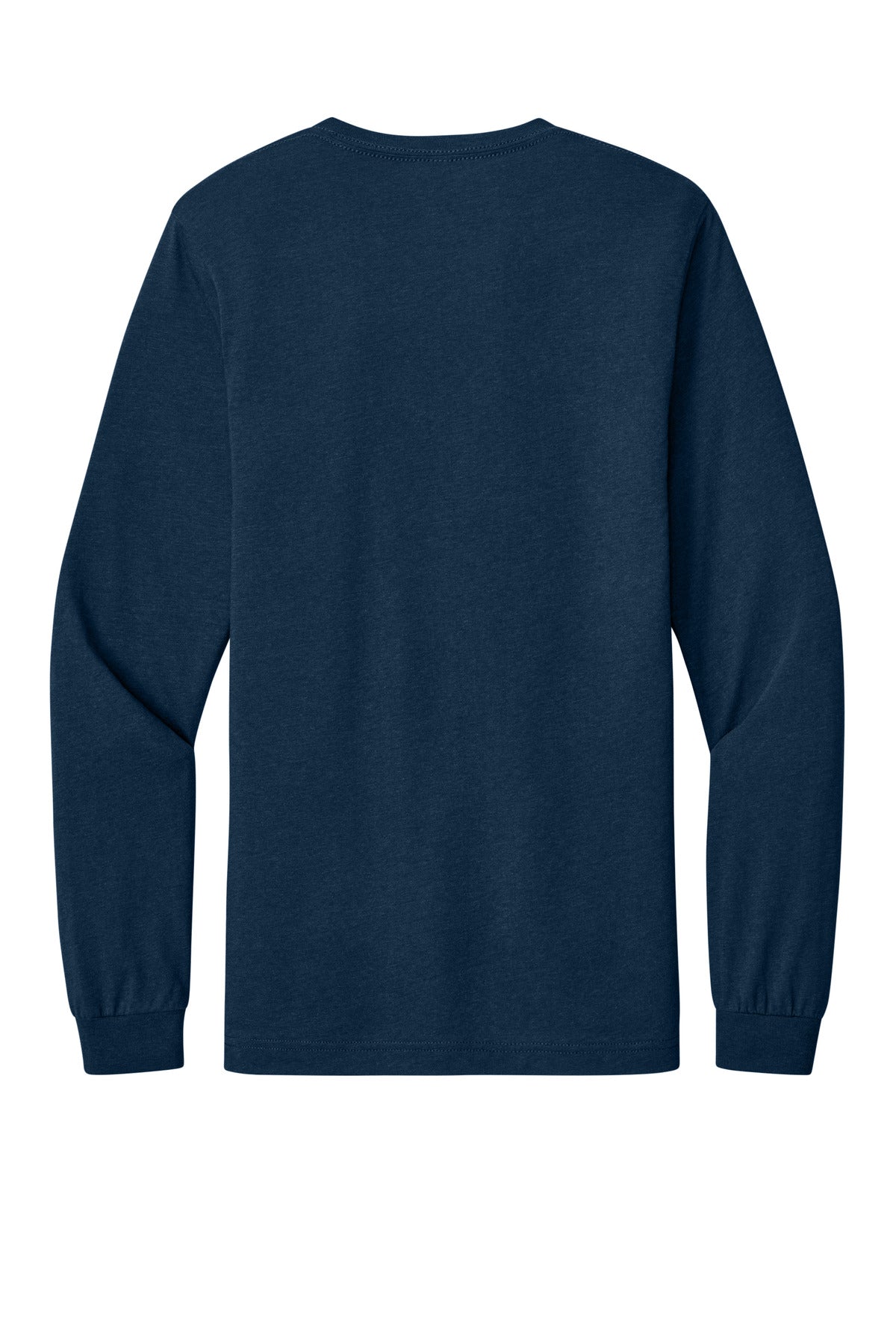 Custom Embroidered Bella + Canvas T-Shirts  in Solid Navy Triblend