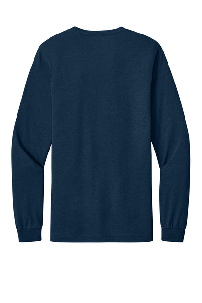 Custom Embroidered Bella + Canvas T-Shirts  in Solid Navy Triblend