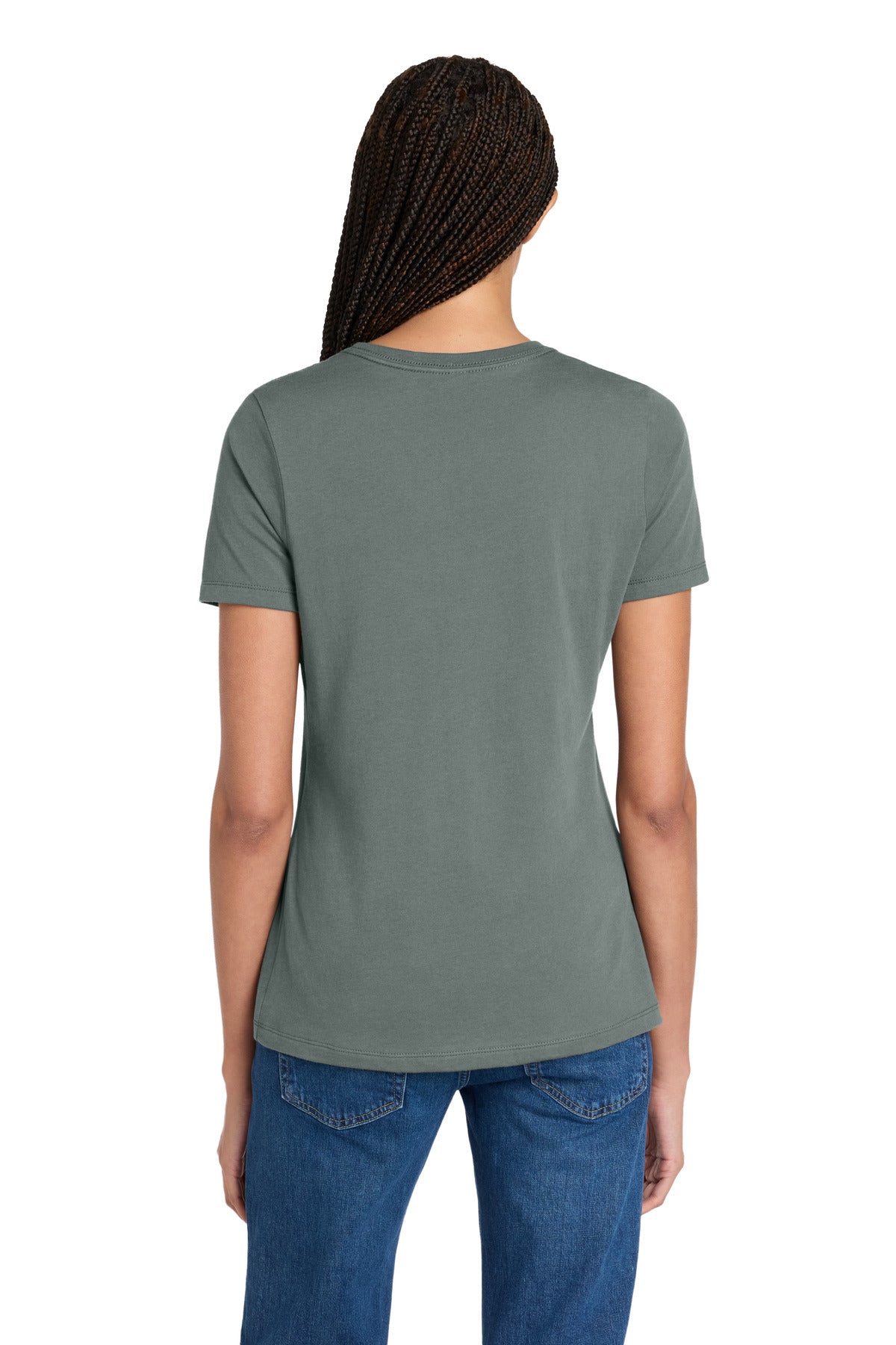 Custom Embroidered Bella + Canvas T-Shirts  in Blue Storm