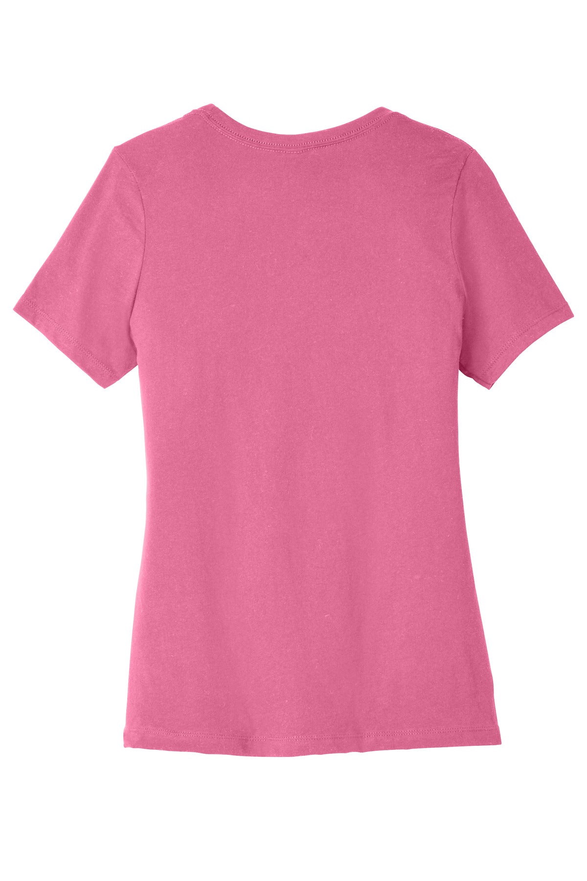Custom Embroidered Bella + Canvas T-Shirts  in Charity Pink