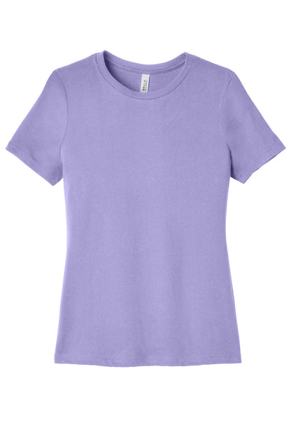 Custom Embroidered Bella + Canvas T-Shirts  in Dark Lavender