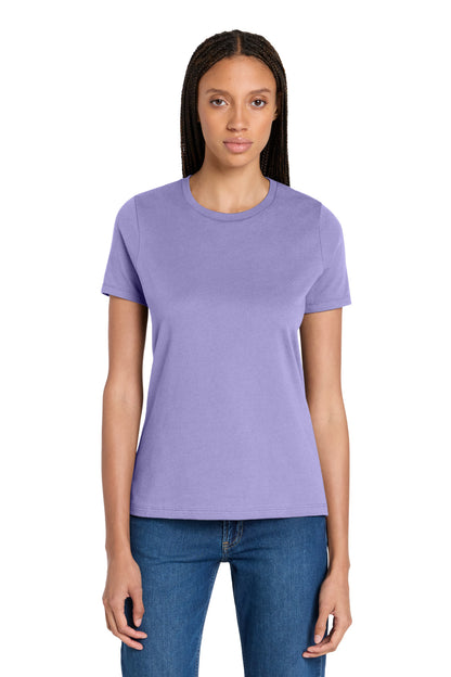 Custom Embroidered Bella + Canvas T-Shirts  in Dark Lavender