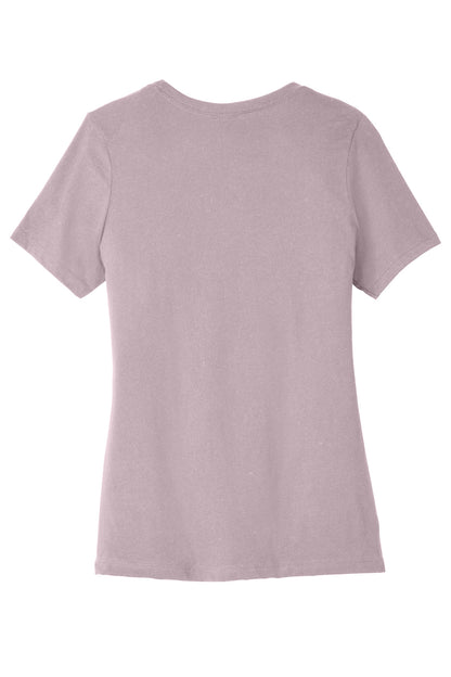 Custom Embroidered Bella + Canvas T-Shirts  in Light Violet