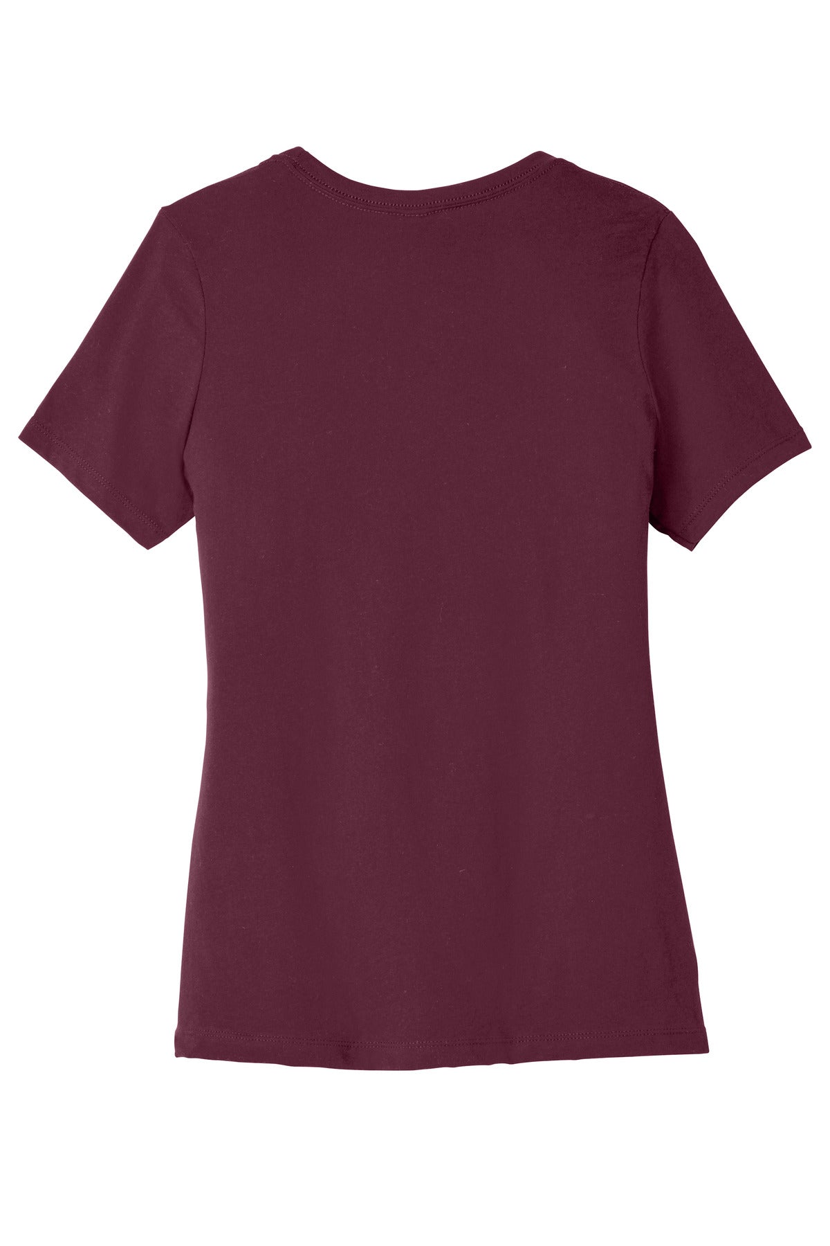 Custom Embroidered Bella + Canvas T-Shirts  in Maroon