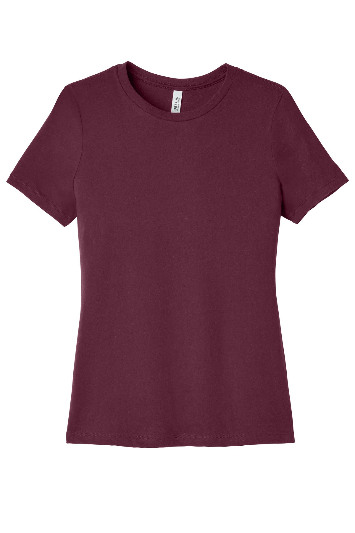 Custom Embroidered Bella + Canvas T-Shirts  in Maroon