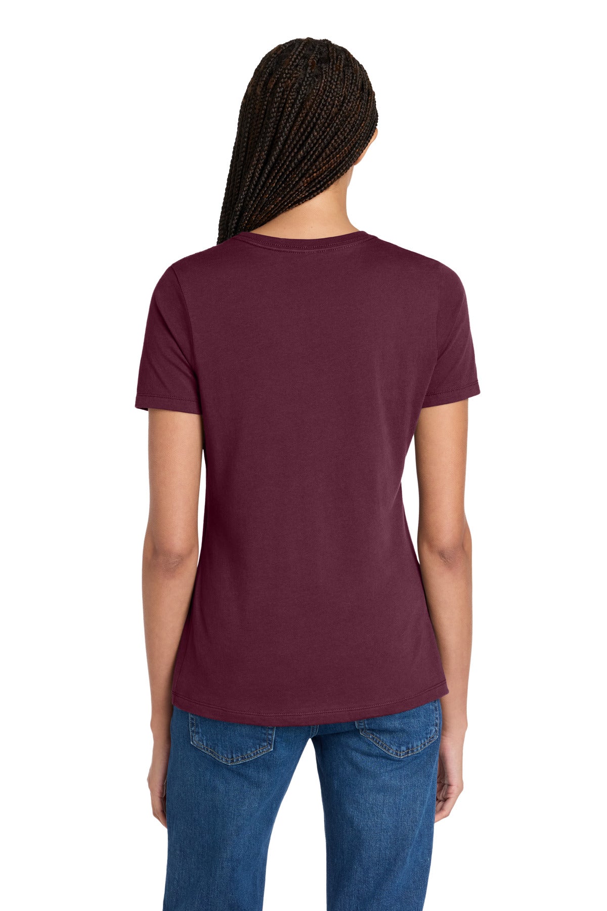 Custom Embroidered Bella + Canvas T-Shirts  in Maroon