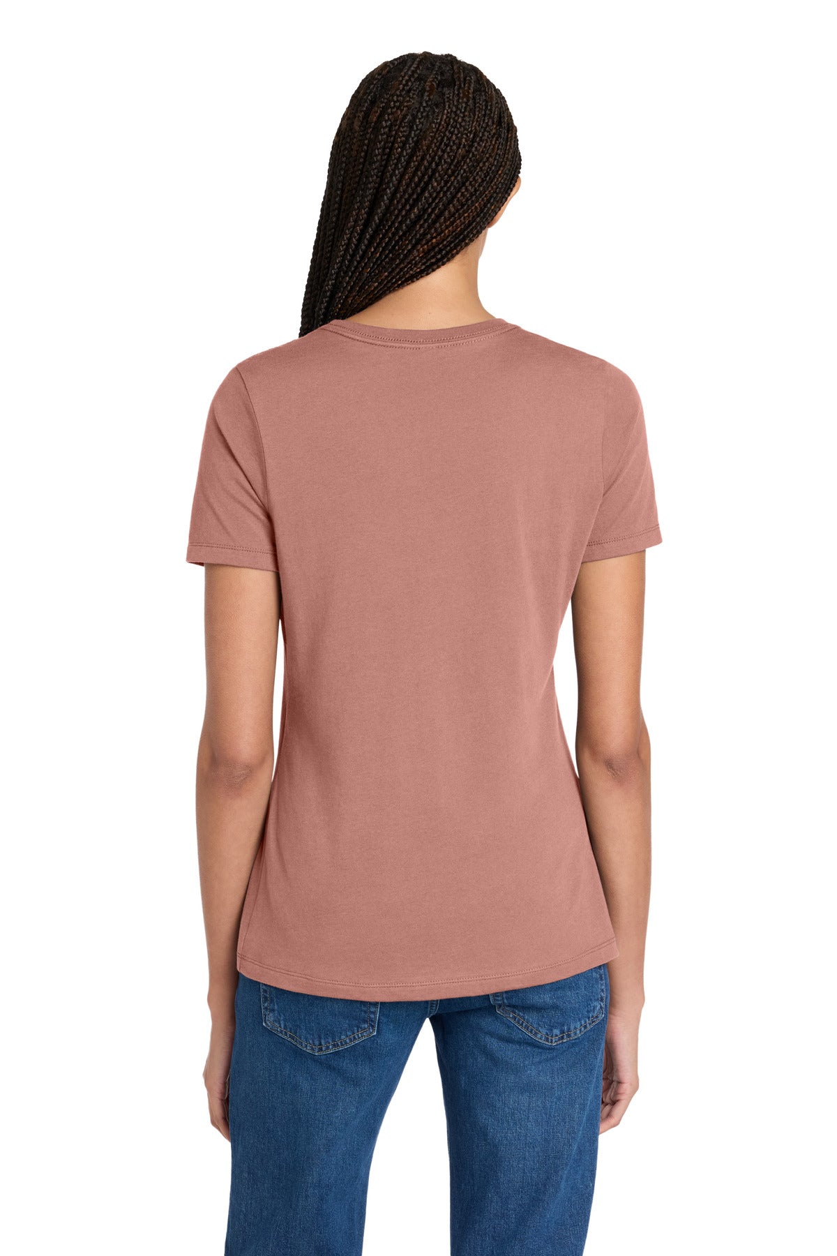 Custom Embroidered Bella + Canvas T-Shirts  in Mauve