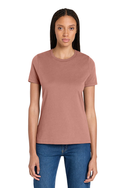 Custom Embroidered Bella + Canvas T-Shirts  in Mauve