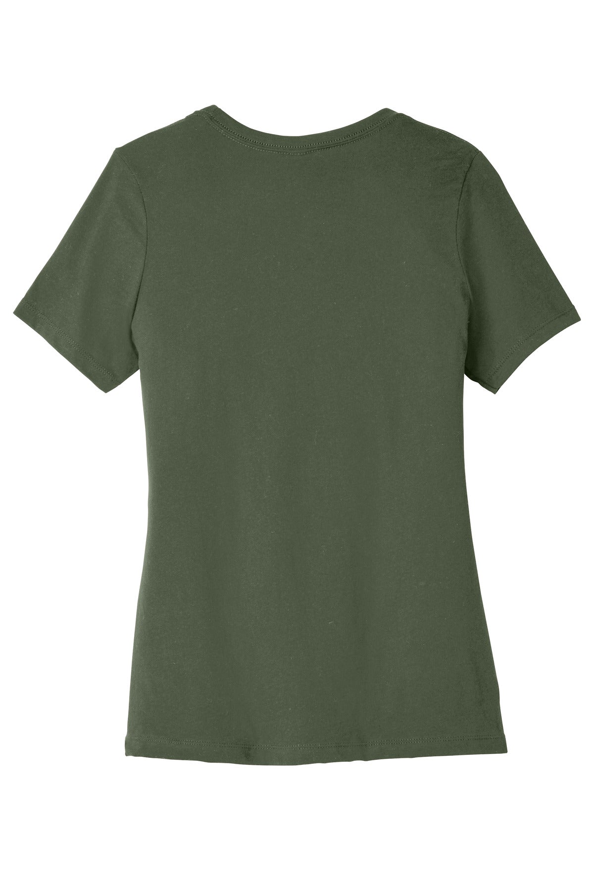 Custom Embroidered Bella + Canvas T-Shirts  in Military Green