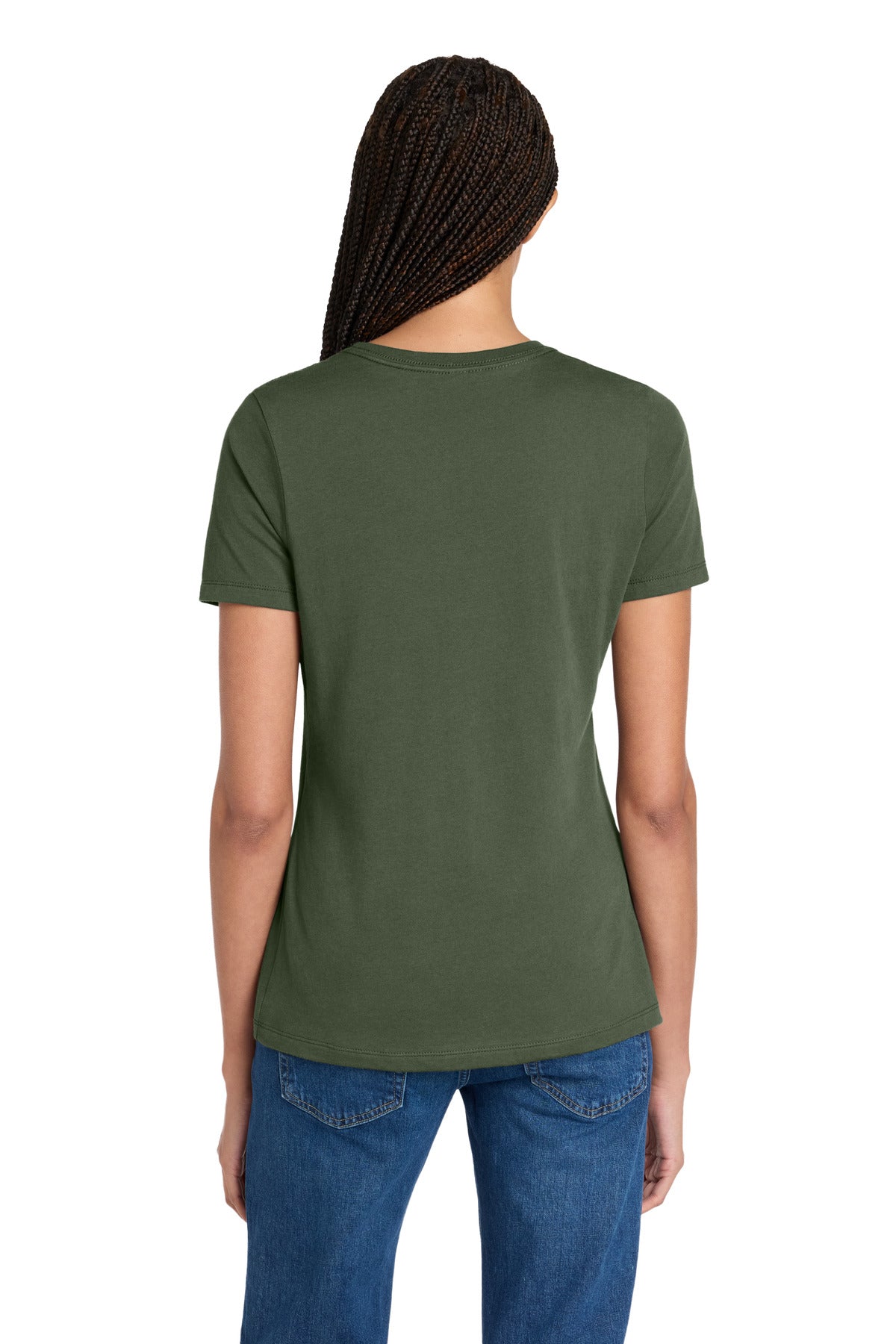 Custom Embroidered Bella + Canvas T-Shirts  in Military Green