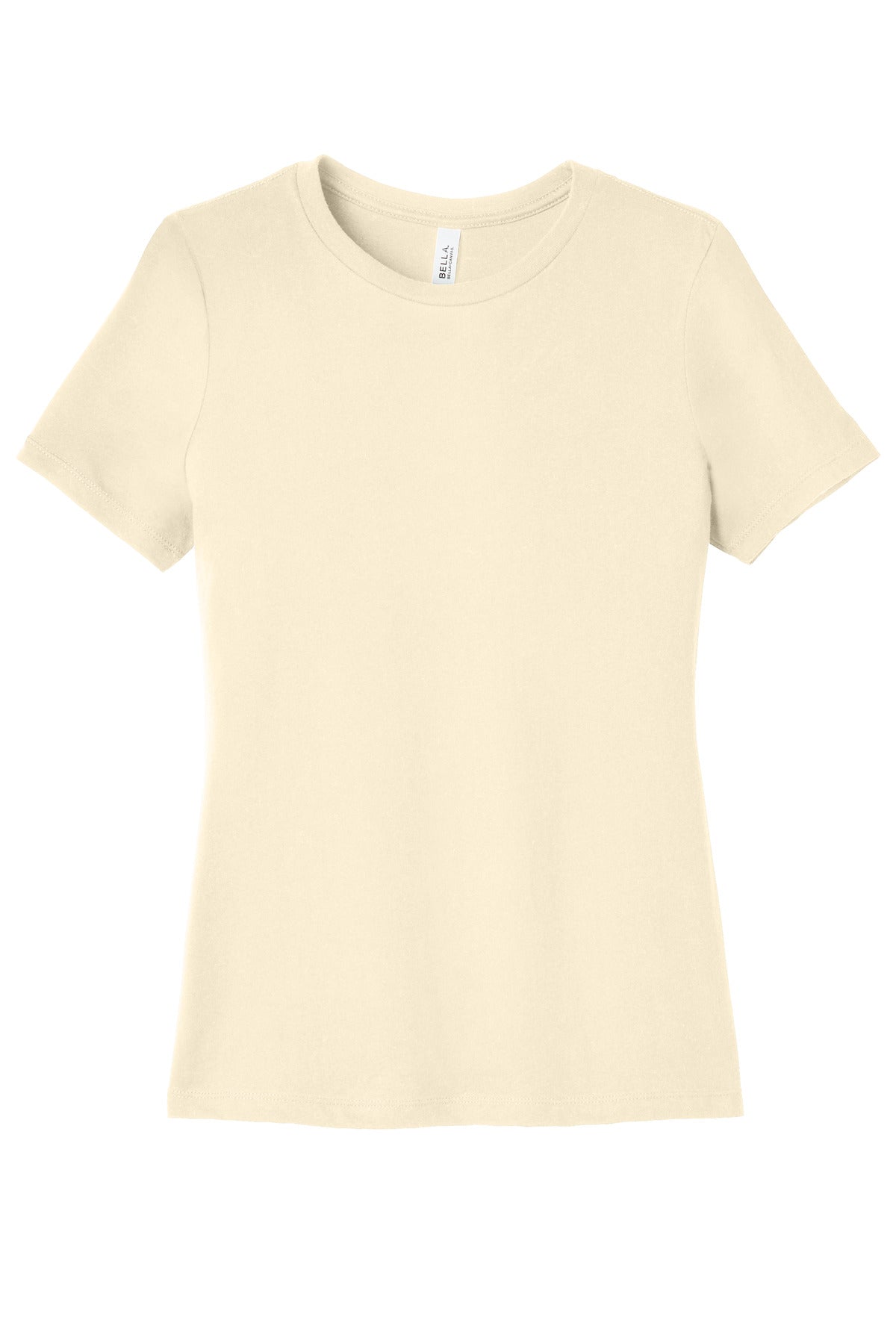 Custom Embroidered Bella + Canvas T-Shirts  in Natural