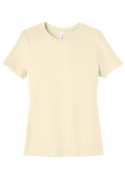 Custom Embroidered Bella + Canvas T-Shirts  in Natural