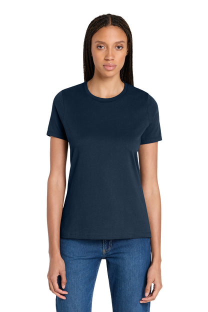 Custom Embroidered Bella + Canvas T-Shirts  in Navy
