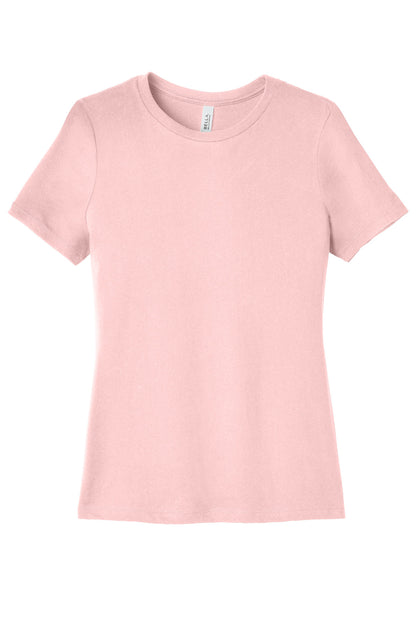 Custom Embroidered Bella + Canvas T-Shirts  in Pink