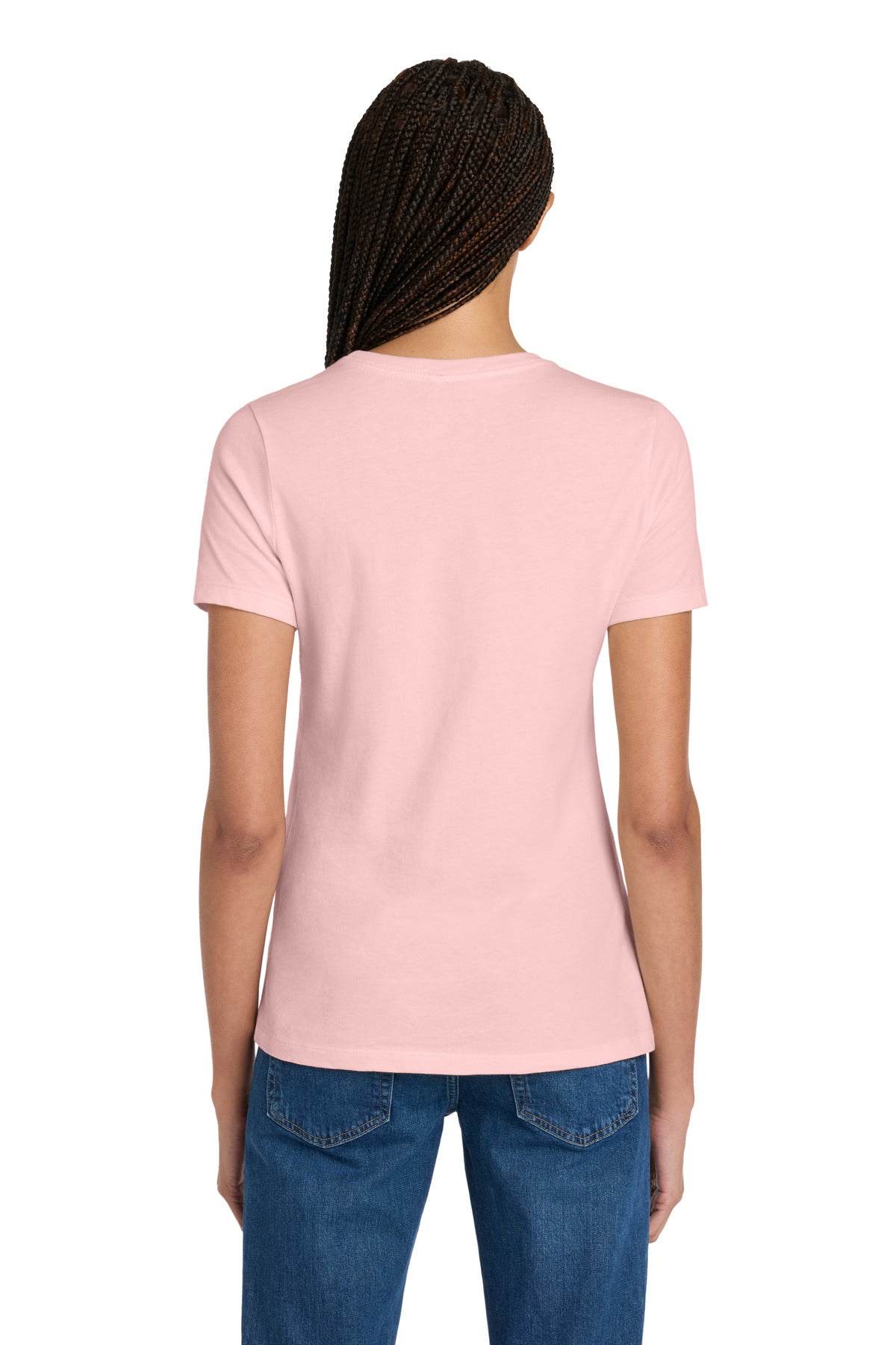 Custom Embroidered Bella + Canvas T-Shirts  in Pink