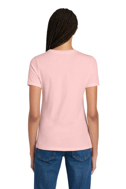 Custom Embroidered Bella + Canvas T-Shirts  in Pink