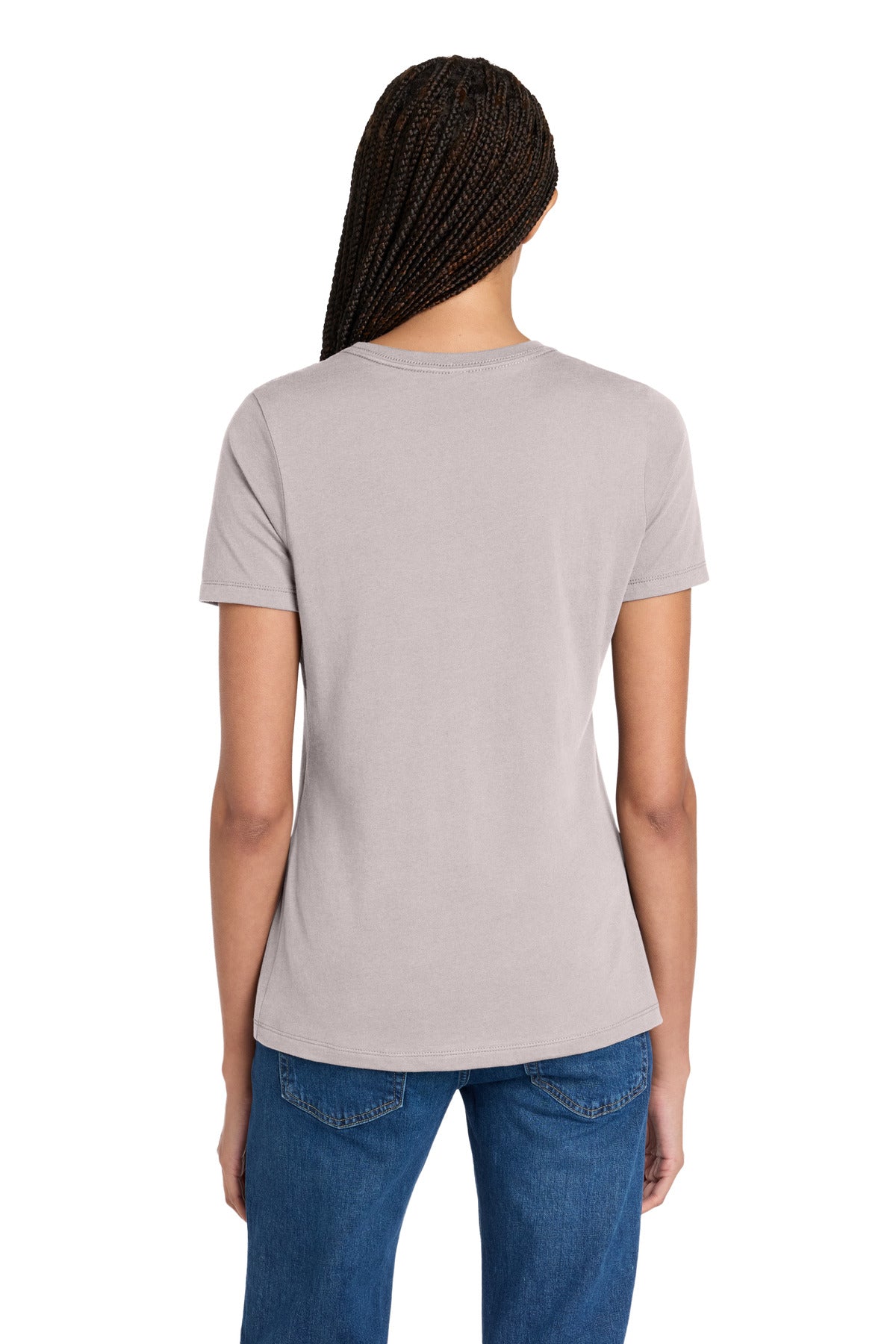 Custom Embroidered Bella + Canvas T-Shirts  in Pink Gravel