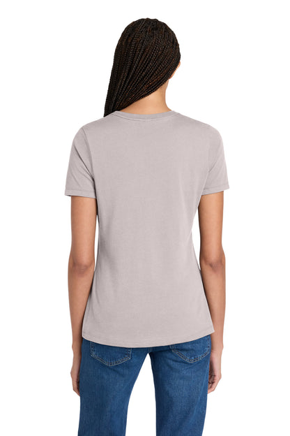 Custom Embroidered Bella + Canvas T-Shirts  in Pink Gravel