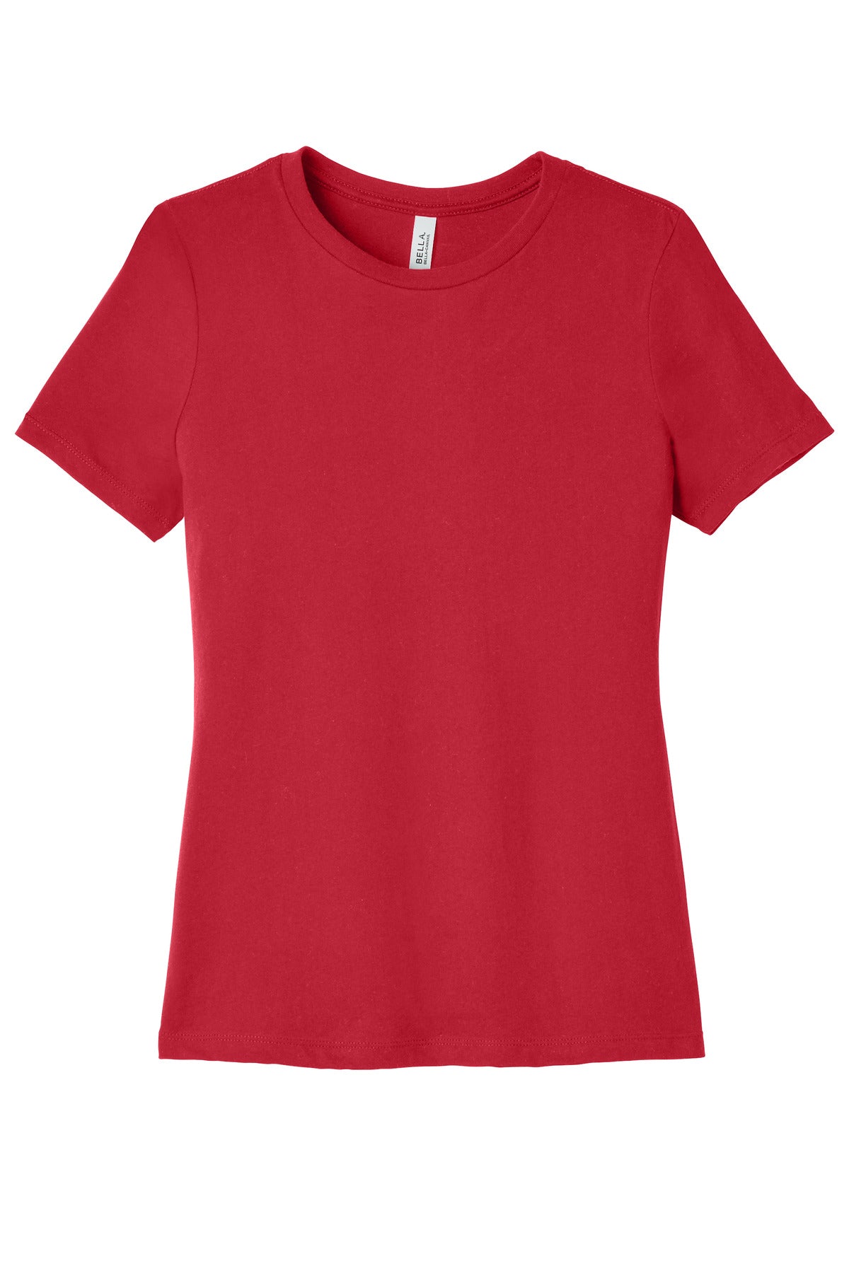 Custom Embroidered Bella + Canvas T-Shirts  in Red