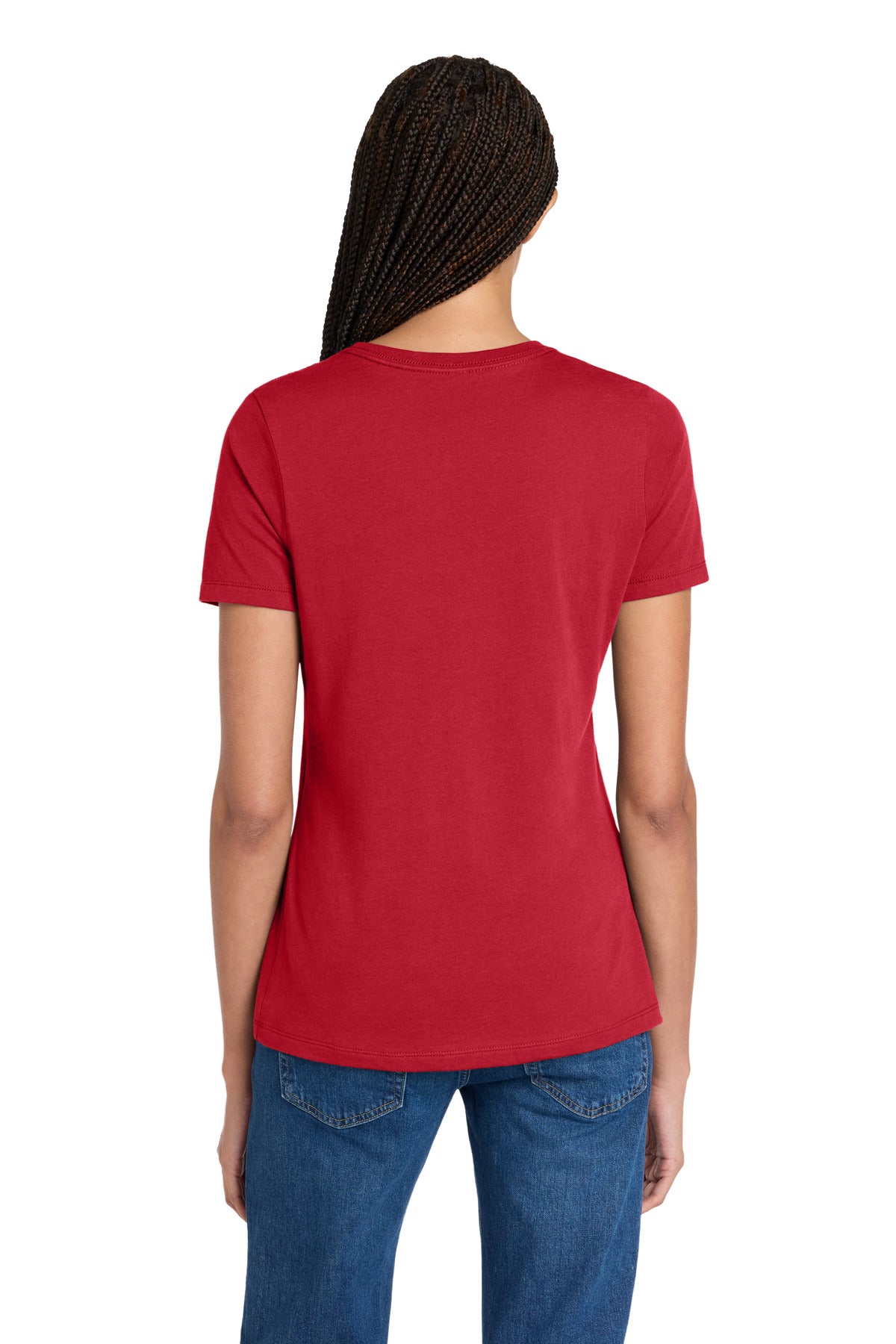 Custom Embroidered Bella + Canvas T-Shirts  in Red