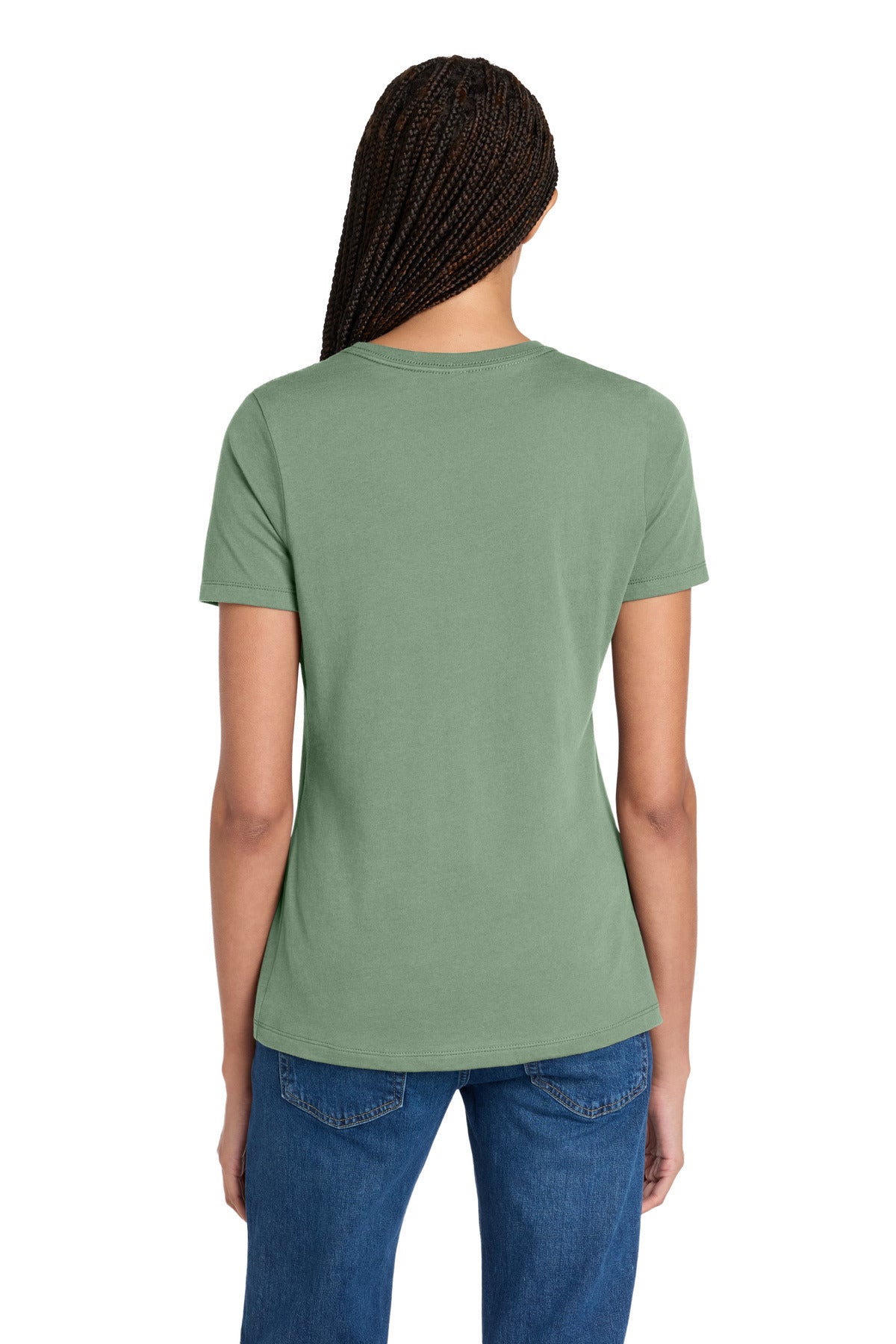 Custom Embroidered Bella + Canvas T-Shirts  in Sage