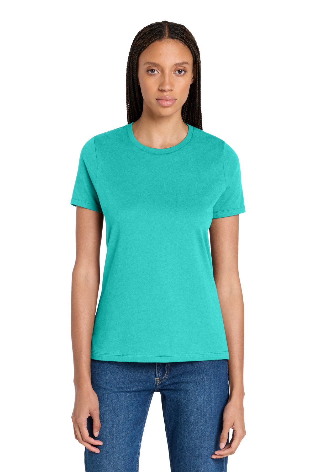 Custom Embroidered Bella + Canvas T-Shirts  in Teal