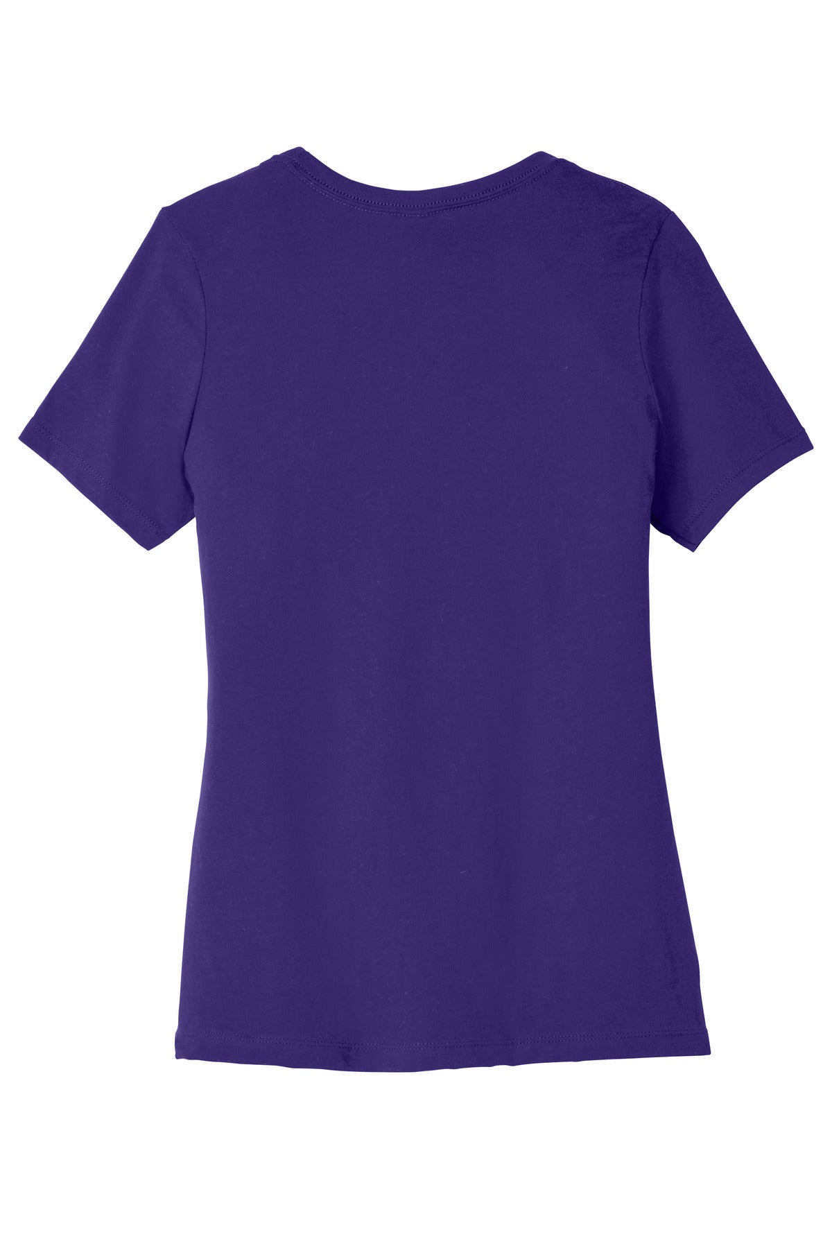 Custom Embroidered Bella + Canvas T-Shirts  in Team Purple