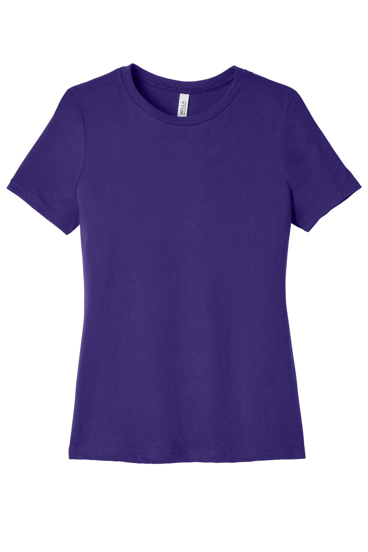Custom Embroidered Bella + Canvas T-Shirts  in Team Purple
