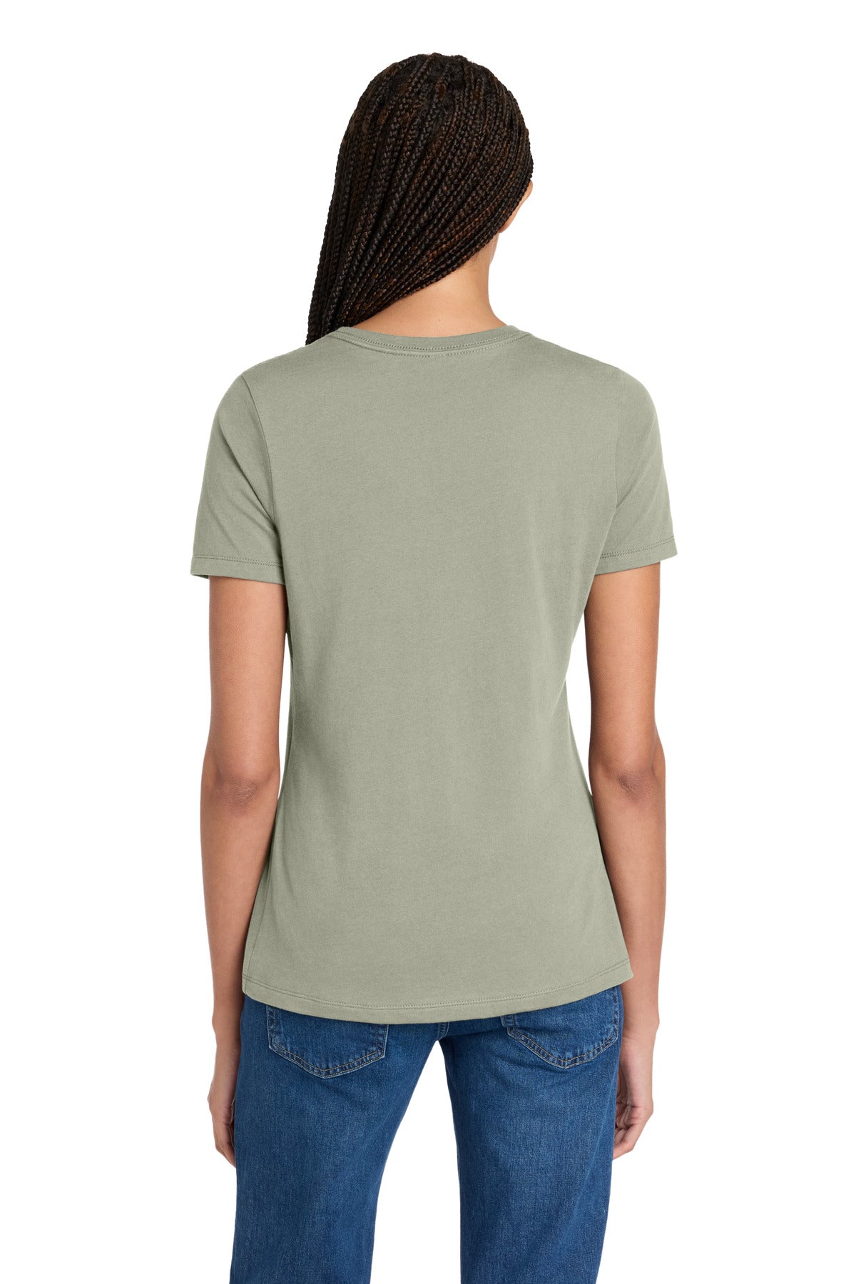 Custom Embroidered Bella + Canvas T-Shirts  in Thyme