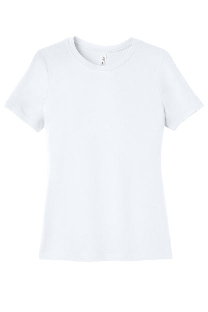 Custom Embroidered Bella + Canvas T-Shirts  in White