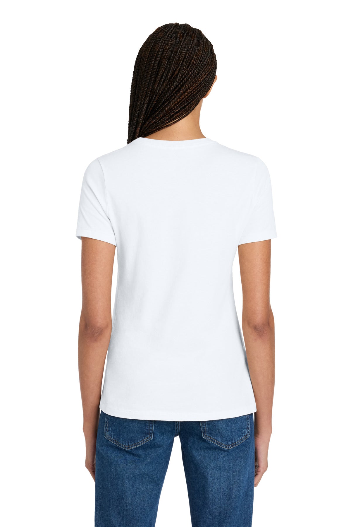 Custom Embroidered Bella + Canvas T-Shirts  in White