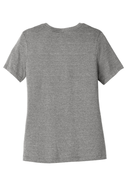 Custom Embroidered Bella + Canvas T-Shirts  in Athletic Grey Triblend