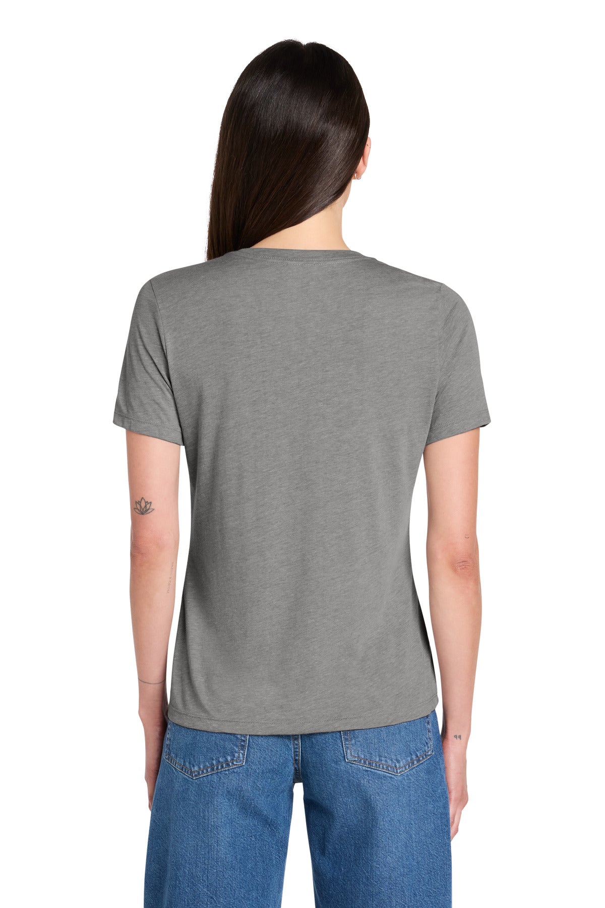 Custom Embroidered Bella + Canvas T-Shirts  in Athletic Grey Triblend