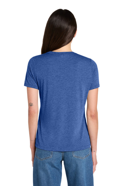 Custom Embroidered Bella + Canvas T-Shirts  in Blue Triblend