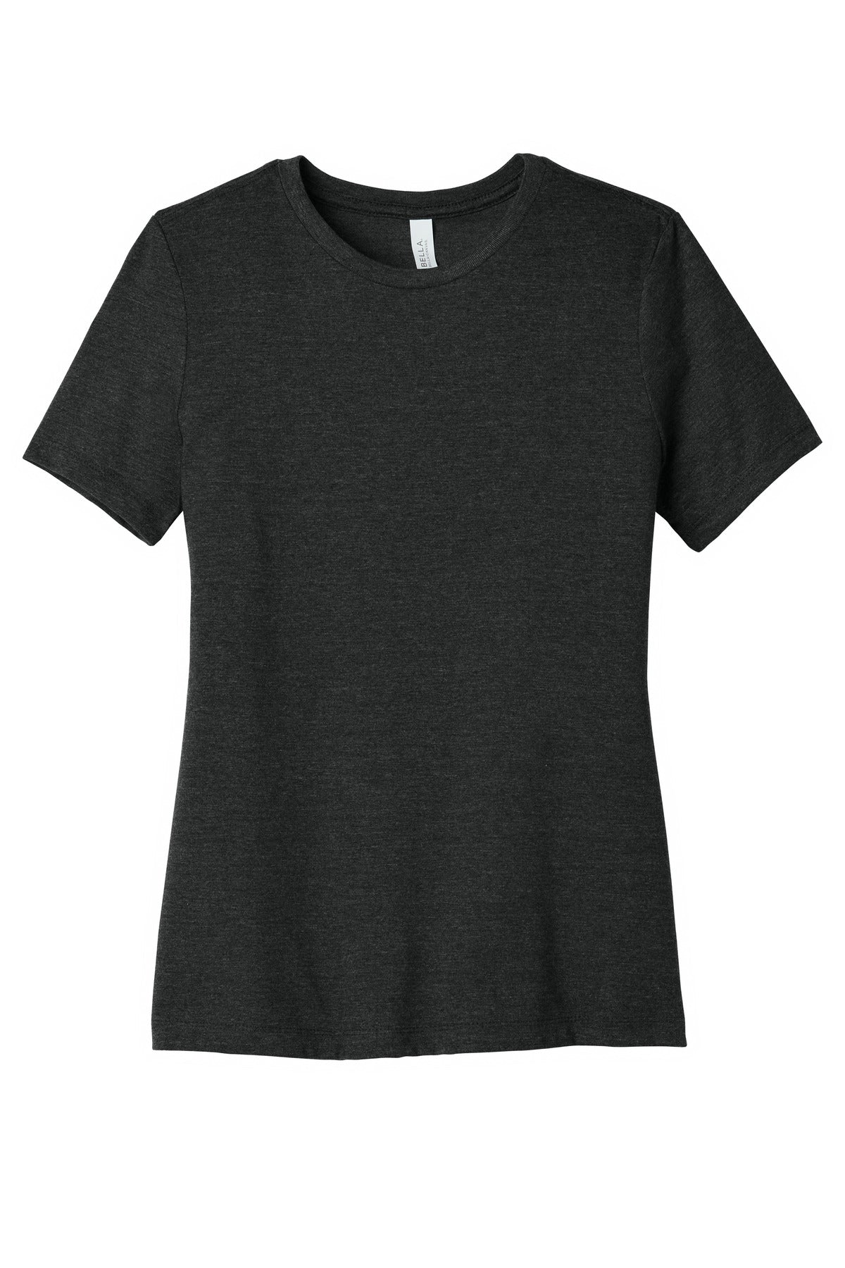 Custom Embroidered Bella + Canvas T-Shirts  in Charcoal-Black Triblend