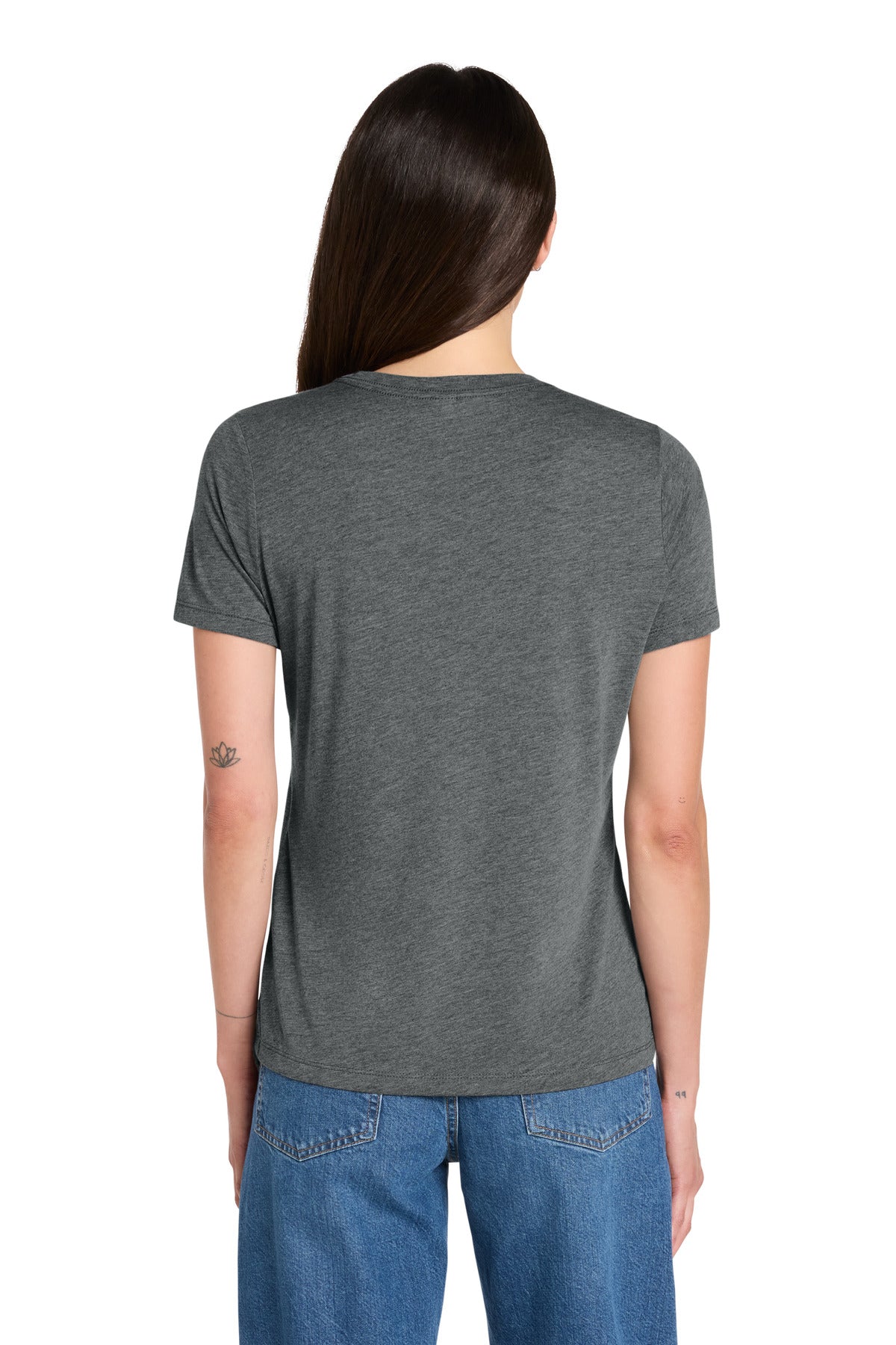 Custom Embroidered Bella + Canvas T-Shirts  in Grey Triblend